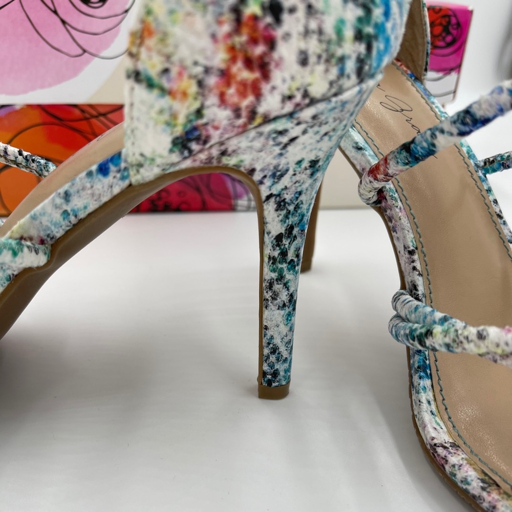 Amelia Grace Open Toe Multi Color Sandals - Picture 9 of 12